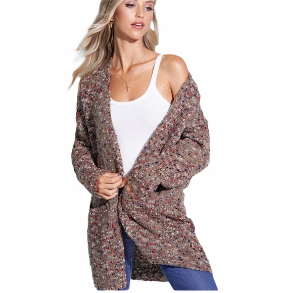 La Miel Hyped Unicorn Confetti Cardigan 